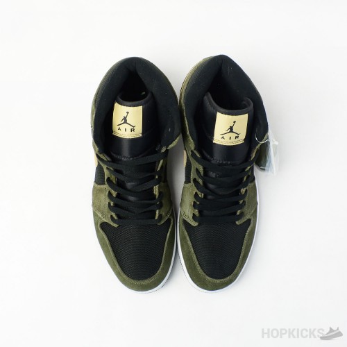 Air Jordan 1 Mid Military Olive (Premium Batch)